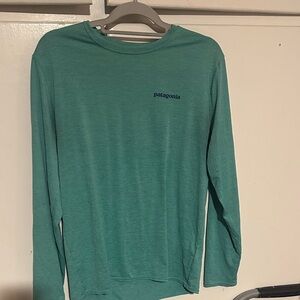 Patagonia Teal Long Sleeve Top